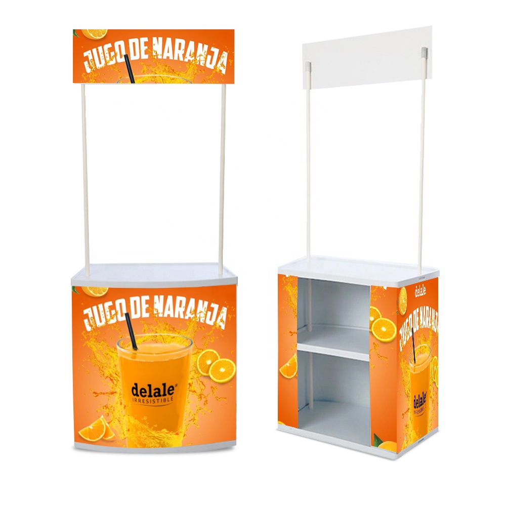 booth sampling quầy hàng di động