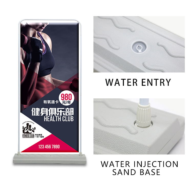 Standee đế nước dạng cửa Standee đế nước dạng cửa