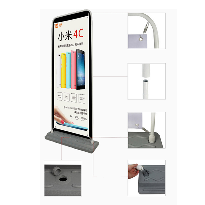 Banner khoan lỗ 4 góc