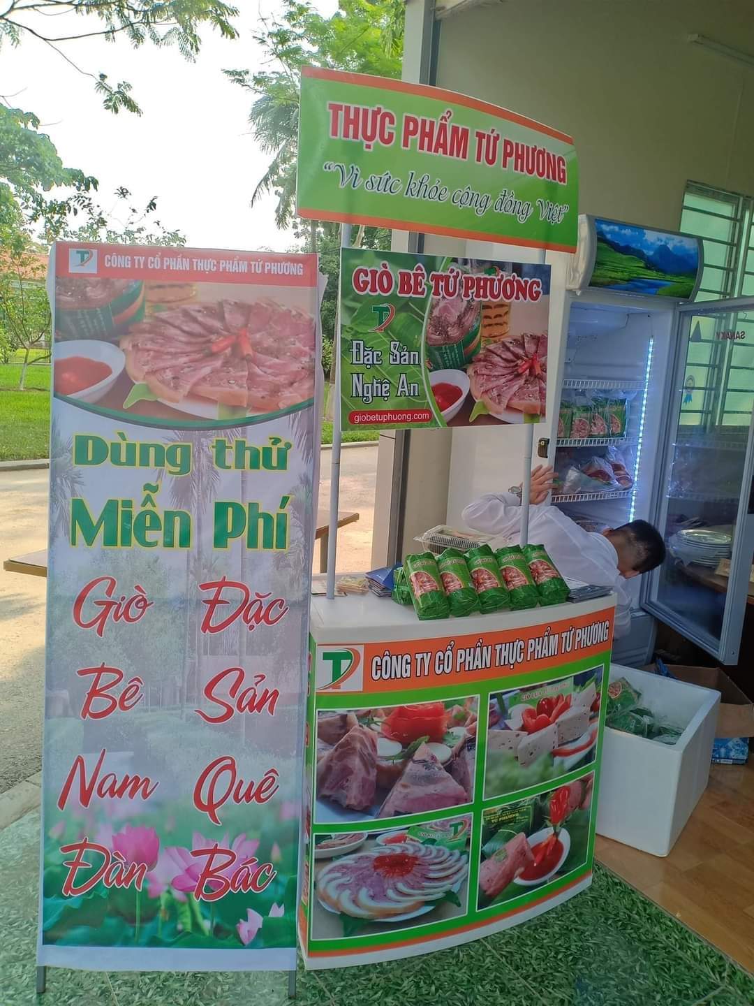 Booth bán hàng