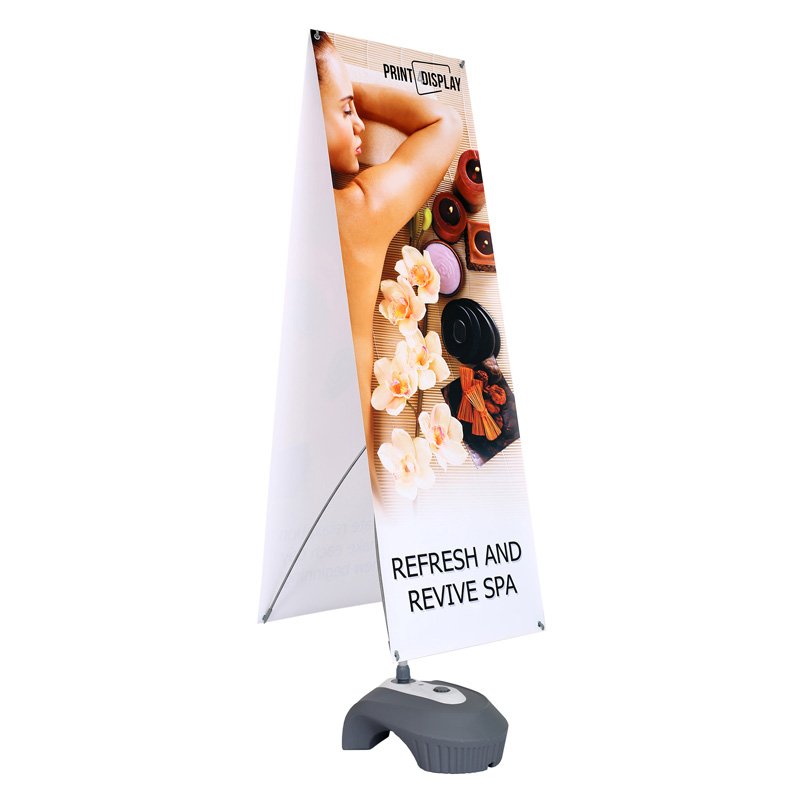 Standee đế nước 2 mặt