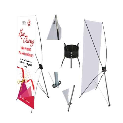 Standee chữ X cường lực