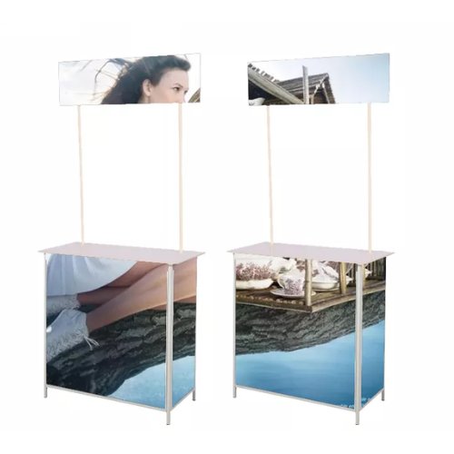 Booth sắt quảng cáo