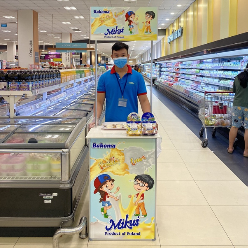 Booth nhôm có bánh xe