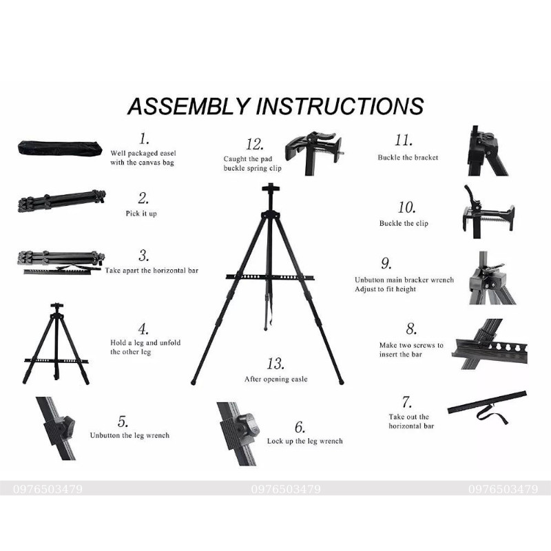 Kệ treo tranh điều chỉnh