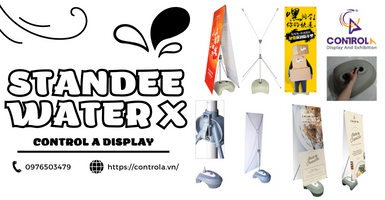 Standee đế nước chữ x tăng giảm giá rẻ tại thành phố Thủ Đức