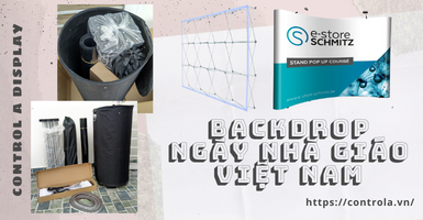 Cung cấp Backdrop sân khấu ngày nhà giáo Việt Nam tại Thủ Đức
