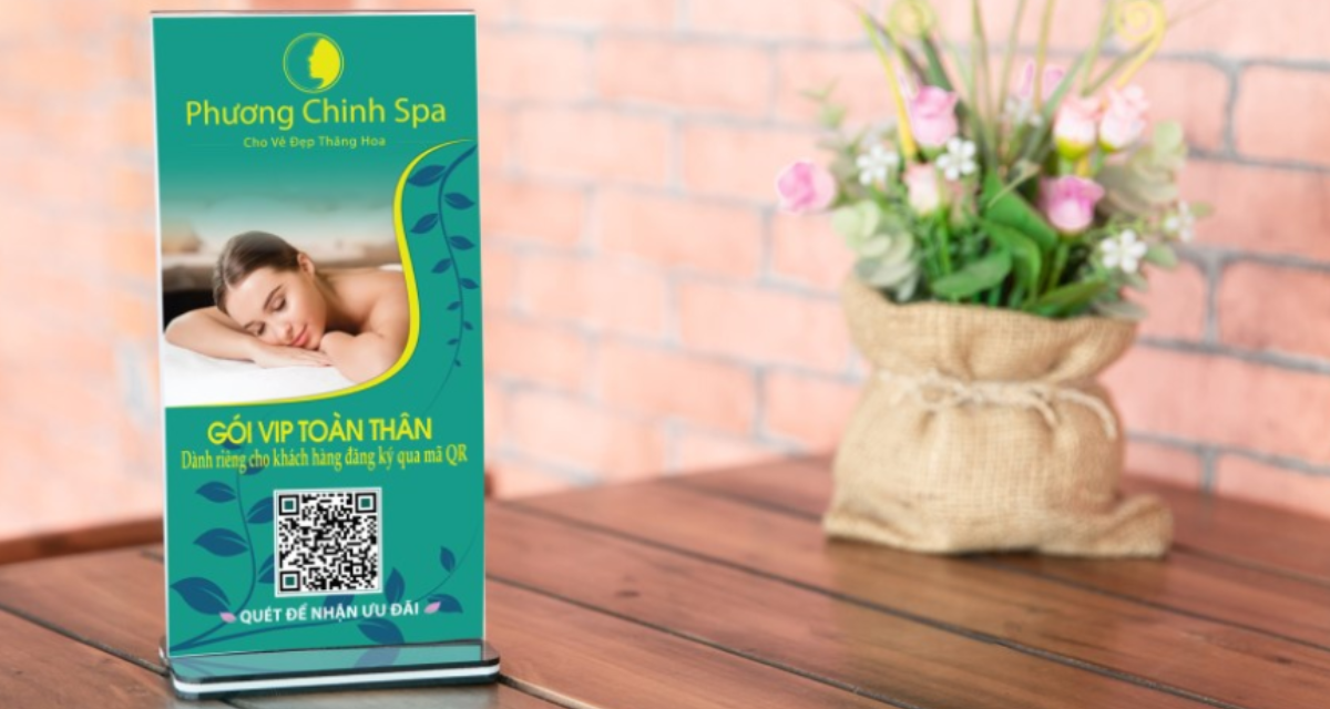 standee mini để bàn