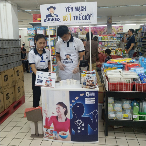 booth nhựa tiếp thị