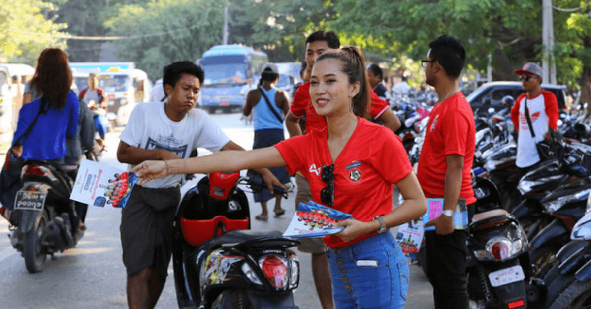 Giải pháp phát tờ rơi quảng cáo