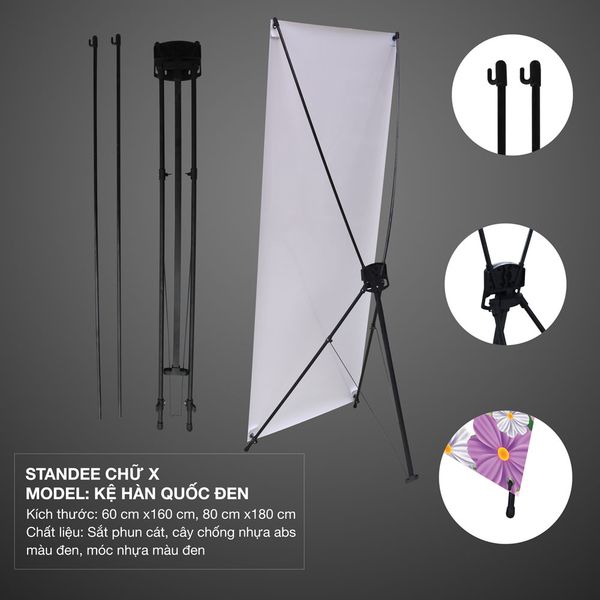 Standee chữ x loại thường