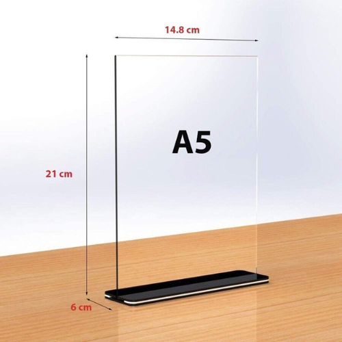 Menu mica size A5