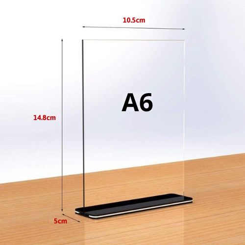 Menu mica size A6