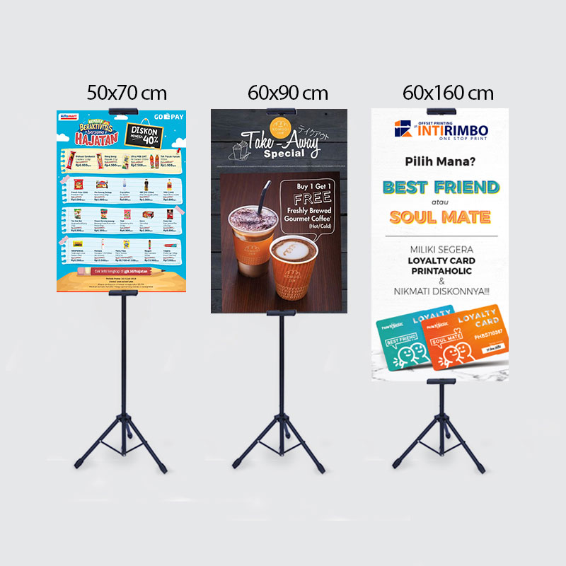 Standee chữ thập tăng giảm