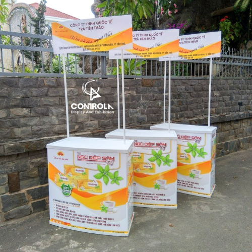 Booth sampling nhựa