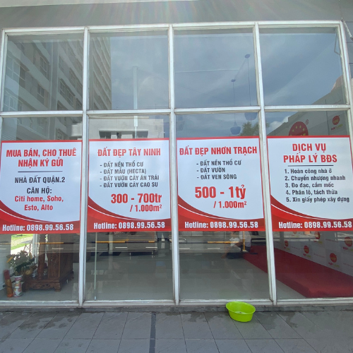 Decal dán kính Decal dán kính