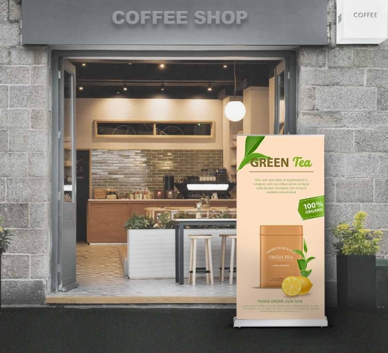 Standee hào hoa nhựa Standee hào hoa nhựa