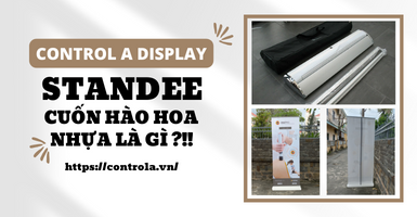 Standee cuốn hào hoa nhựa là gì? Ưu nhược điểm của nó ra sao?