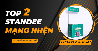 Top dụng cụ quảng cáo hình dáng mạng nhện gấp lại siêu gọn