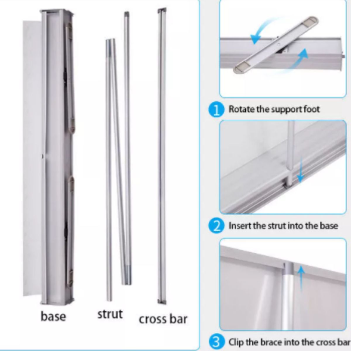 Standee cuốn nhôm tốt Standee cuốn nhôm tốt