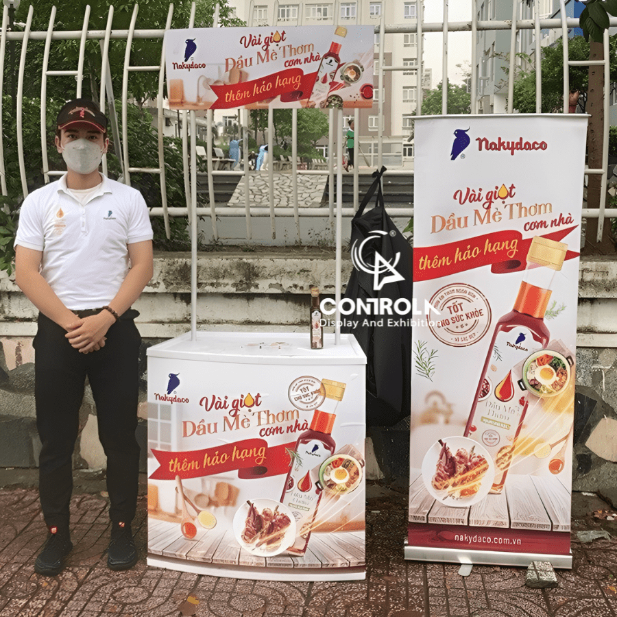 Booth nhựa, cuốn nhôm Booth nhựa, cuốn nhôm