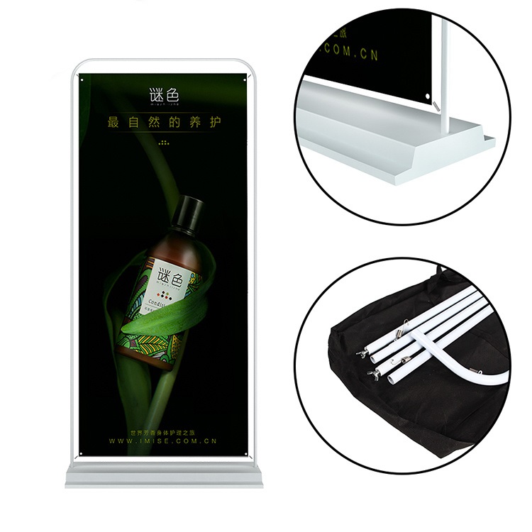 Standee khung cửa đế sắt