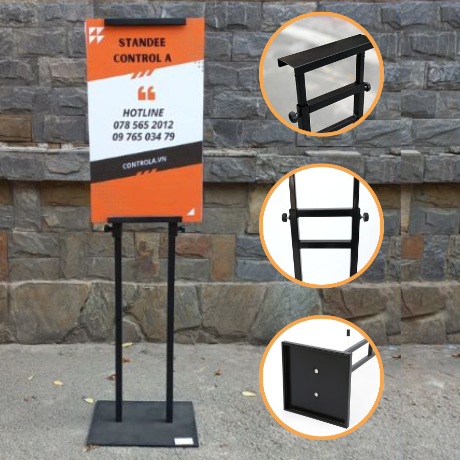 Standee menu chữ H Standee menu chữ H