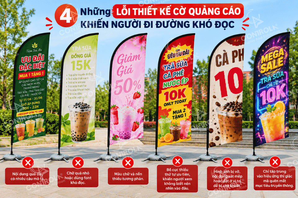 Cách thiết kế cờ quảng cáo